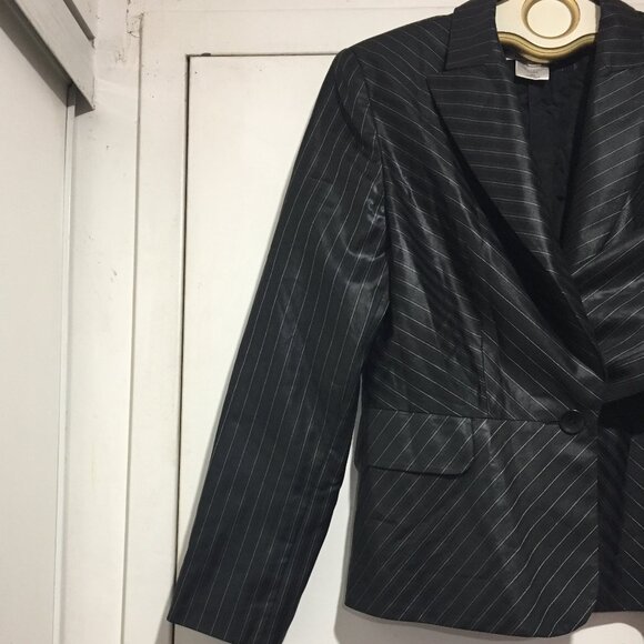 GEORGES RECH WOOL PINSTRIPE BLAZERS SIZE 40 - Picture 2 of 10